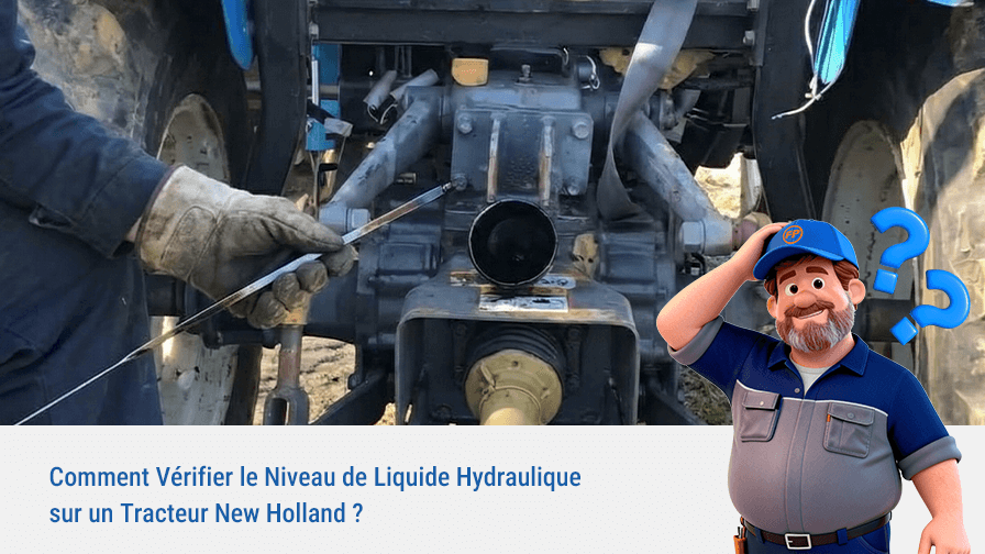 Comment Vérifier le Niveau de Liquide Hydraulique sur un Tracteur New Holland ?
