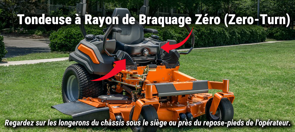 tondeuses à rayon de braquage zéro (Zero-Turn)