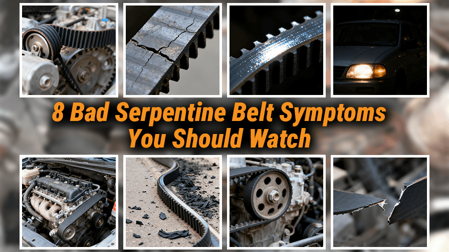 8 Bad Serpentine Belt Symptoms You Should Watch