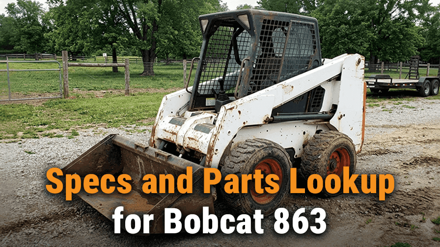Bobcat 863 Specs and Parts Lookup