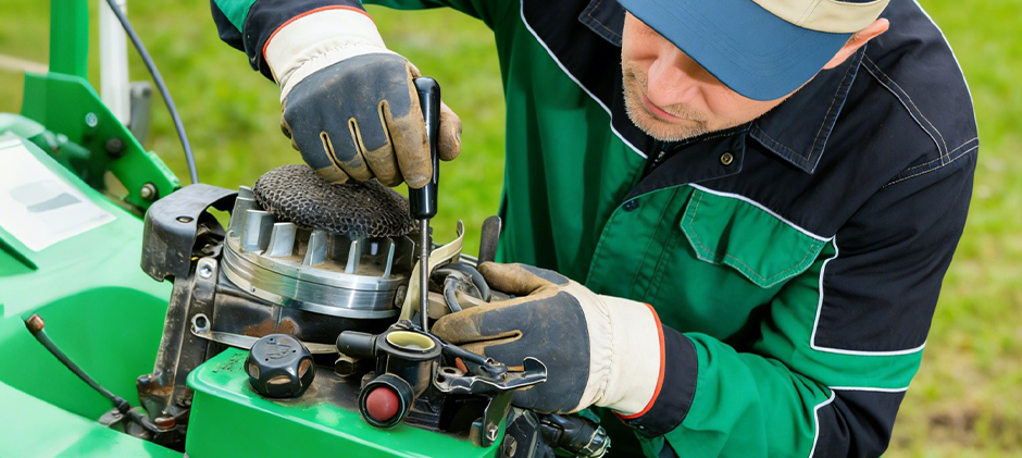 Check your lawn mower engine