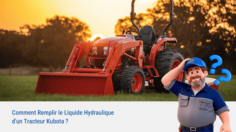 Comment Remplir le Liquide Hydraulique d’un Tracteur Kubota ?