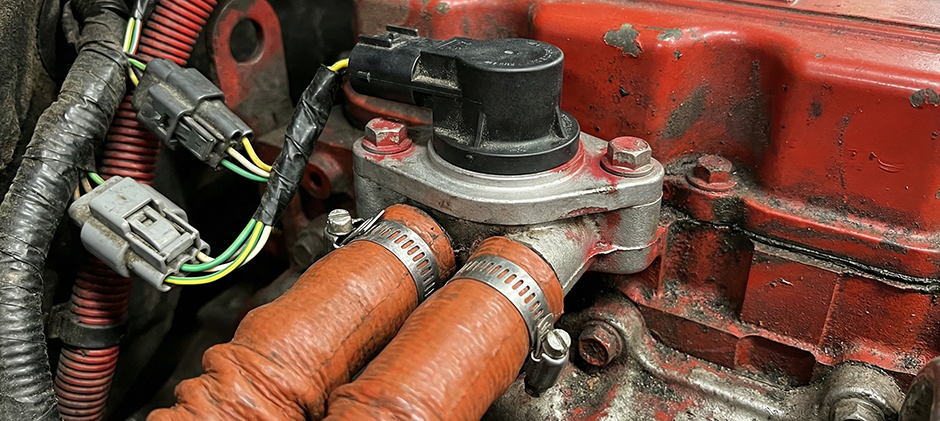 EGR Differential Pressure Sensor on a Cummins Engine
