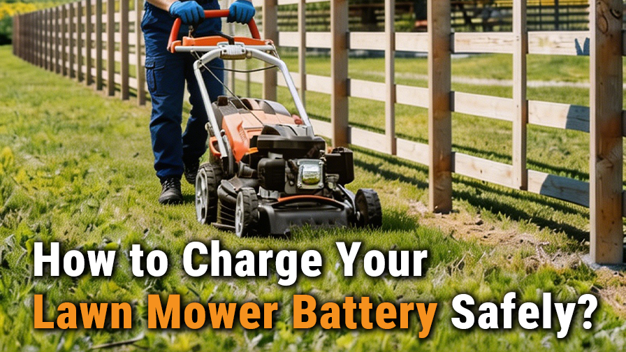 How to Charge Your Lawn Mower Battery Safely?