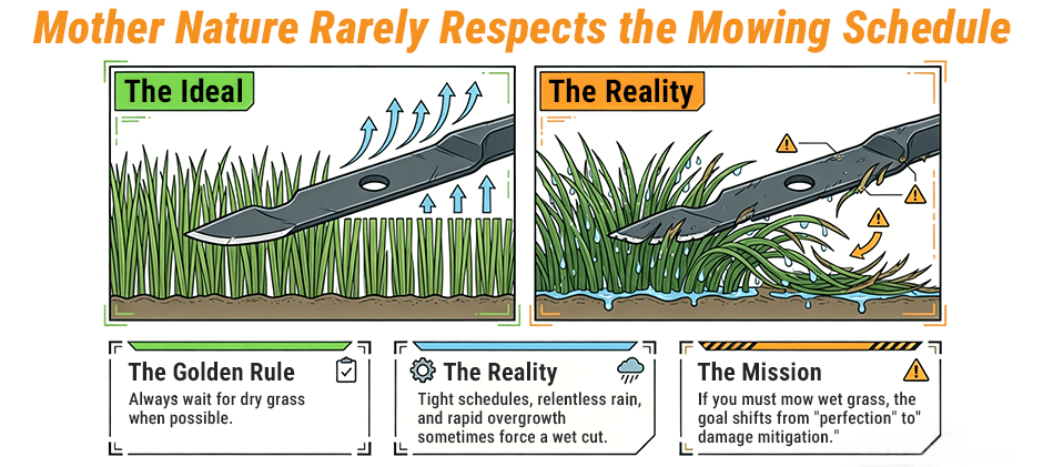 Mother Nature Rarely Respects the Mowing Schedule