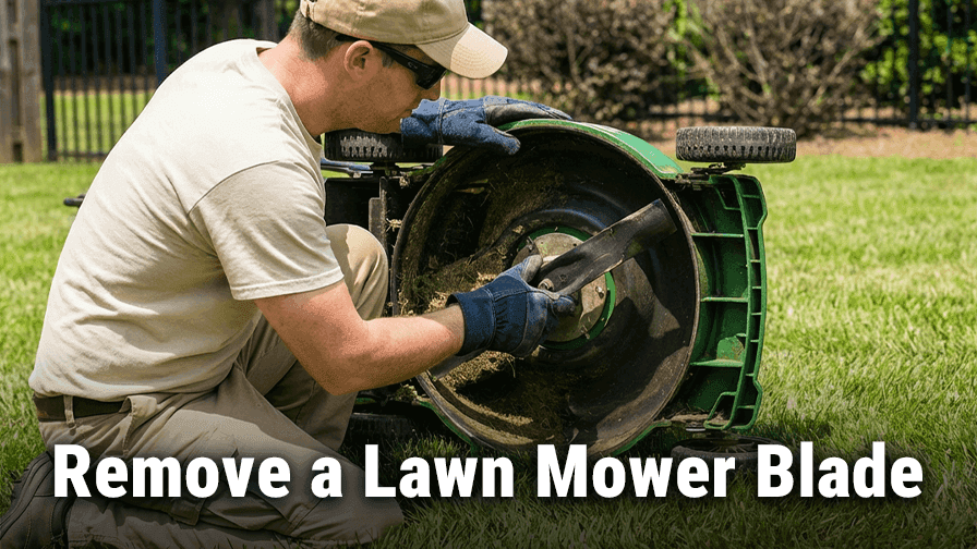 How to Remove a Lawn Mower Blade？