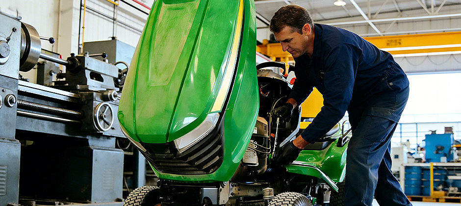 Repairing a Riding Lawn Mower