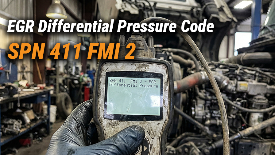 EGR Differential Pressure Code SPN 411 FMI 2 Issue