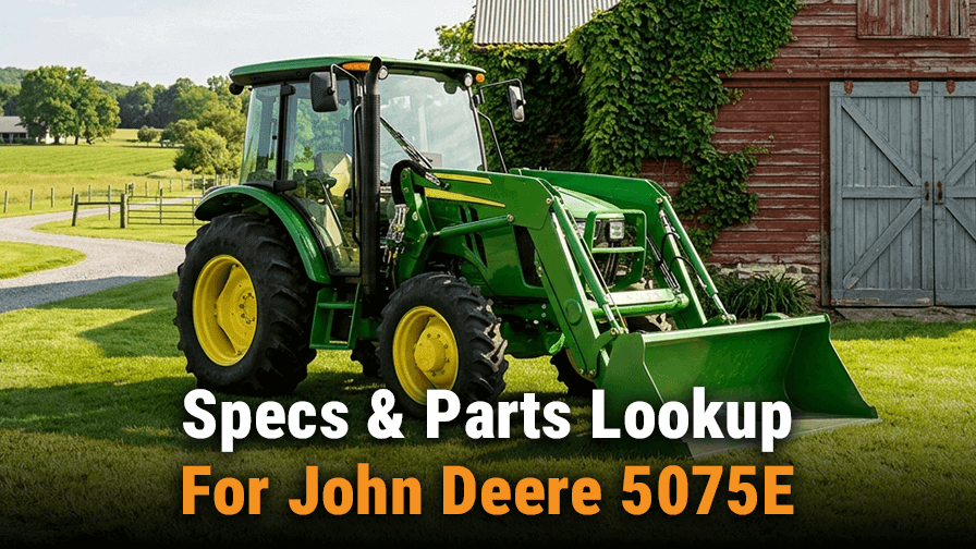 Specs & Parts Lookup for John Deere 5075E