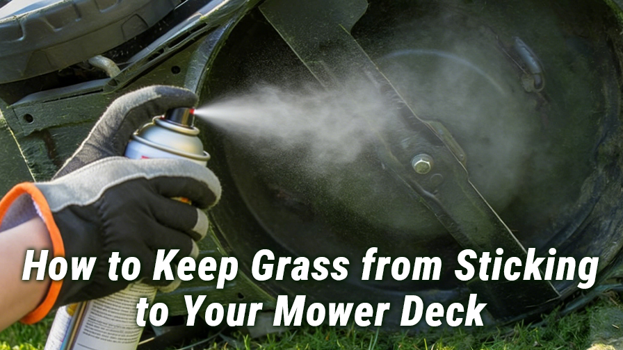 How to Keep Grass from Sticking to Your Mower Deck
