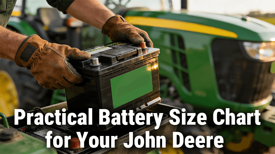 Practical Battery Size Chart for Your John Deere