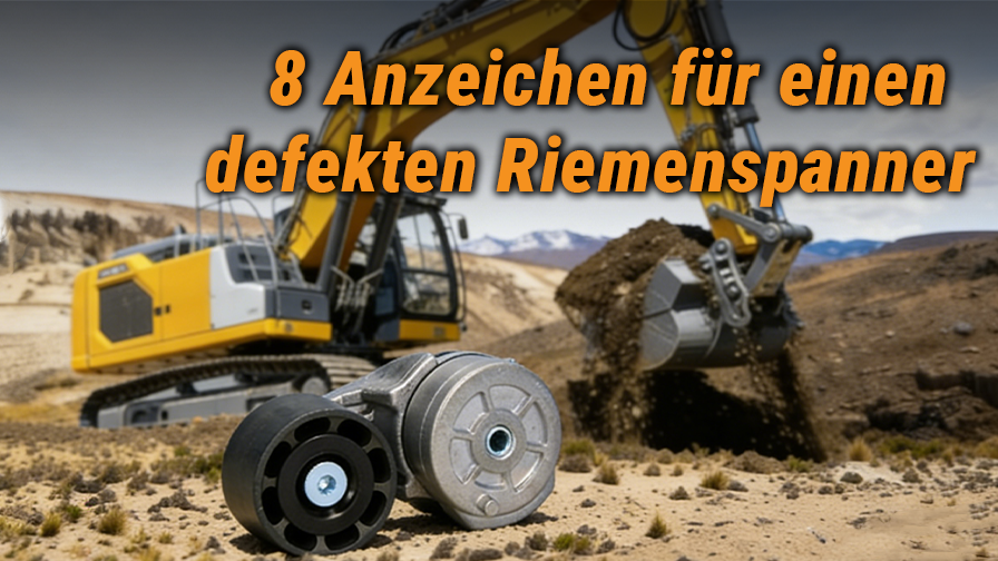 8 Anzeichen für einen defekten Riemenspanner