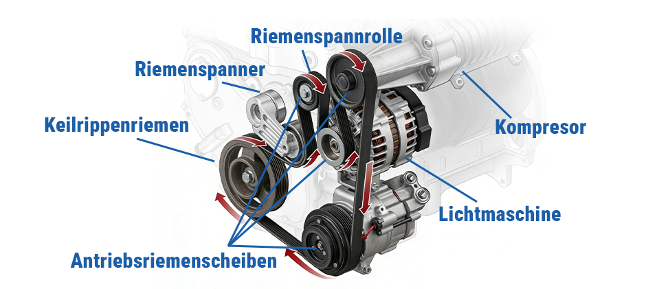 Was macht ein Riemenspanner?