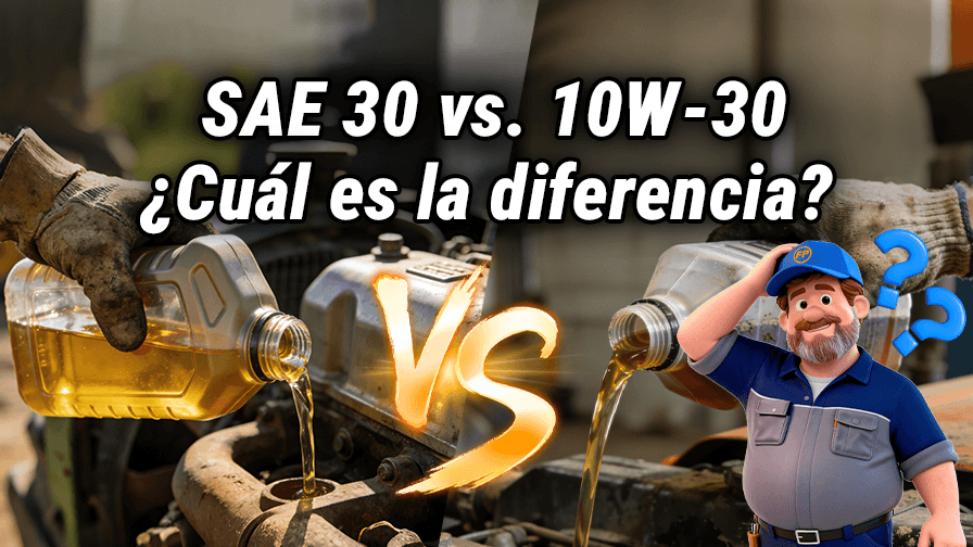SAE 30 vs 10W-30: ¿qué aceite de motor es mejor?
