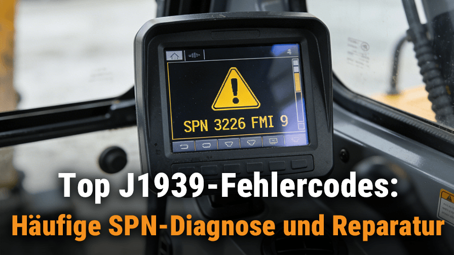 Top J1939-Fehlercodes: Häufige SPN-Diagnose und Reparatur