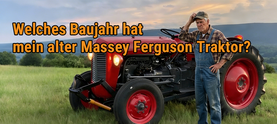 Welches Baujahr hat mein alter Massey Ferguson Traktor?