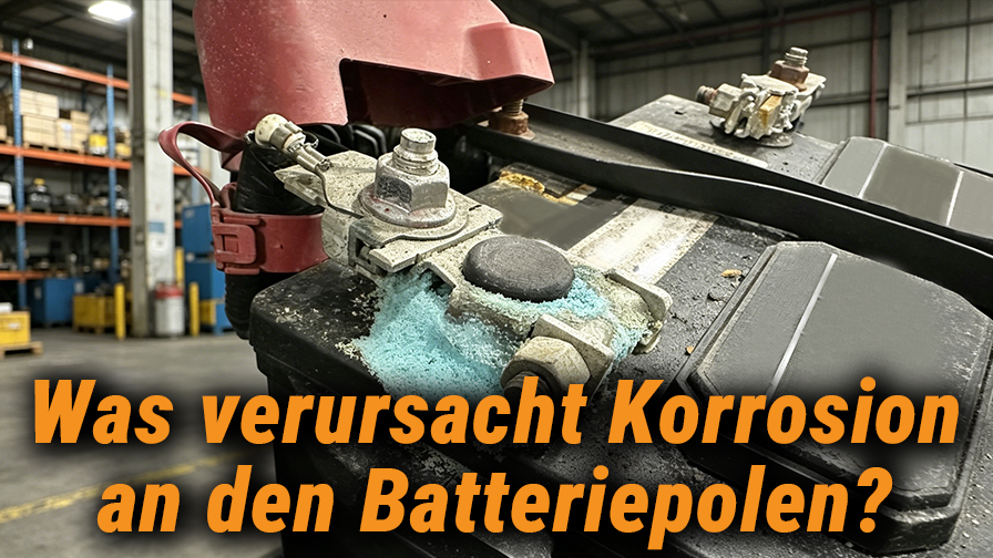 Was verursacht Korrosion an den Batteriepolen?