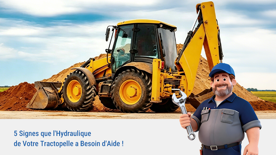 5 Signes que l’Hydraulique de votre Tractopelle a Besoin d’Aide !