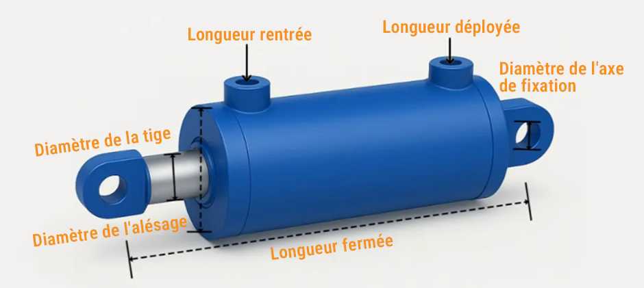 vérins hydrauliques