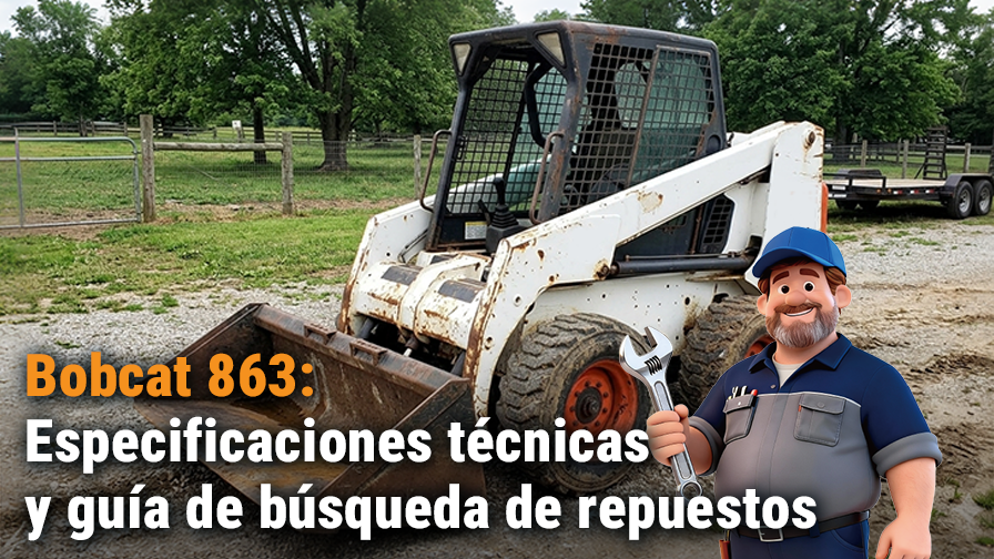 Bobcat 863: Especificaciones y Refacciones Compatibles