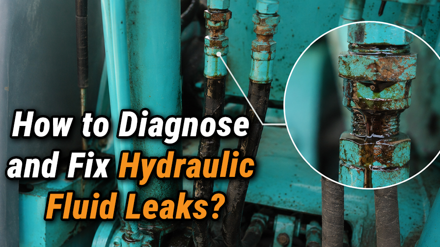 How to Diagnose and Fix a Hydraulic Fluid Leak?