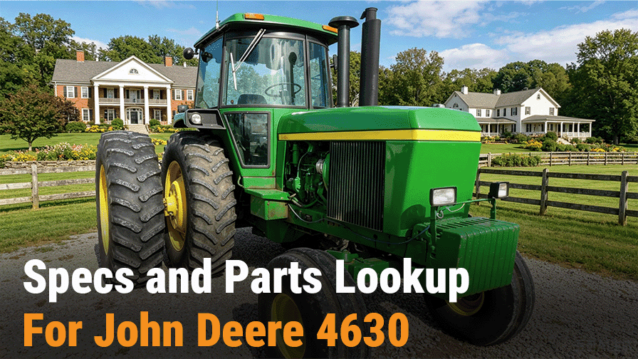 John Deere 4630 Specs and Parts Lookup