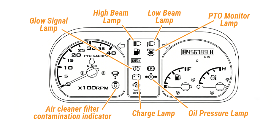 Mahindra Tractor Warning Lights and Meanings