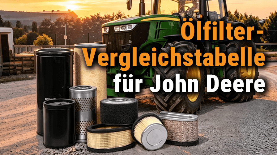 John Deere Ölfilter-Vergleichstabelle