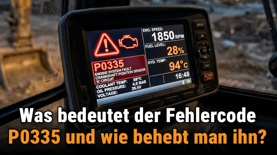 Was bedeutet der Fehlercode P0335 und wie behebt man ihn?
