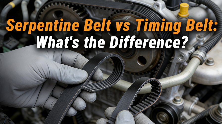 Serpentine Belt vs Timing Belt: What’s the Difference?