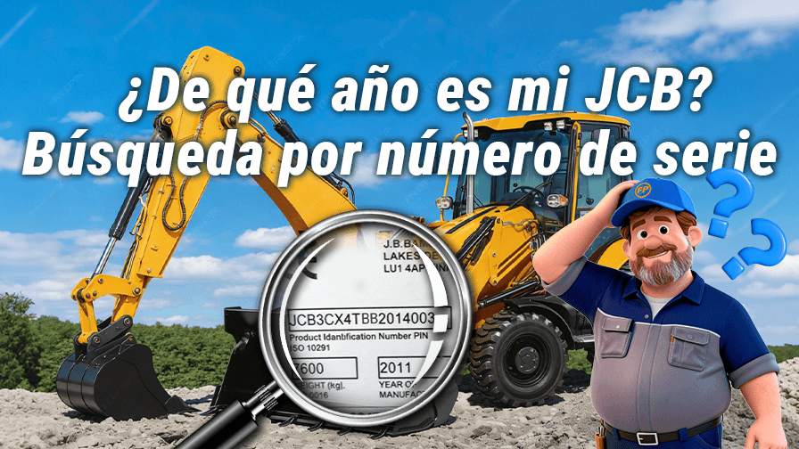 ¿De qué año es mi JCB? Guía de búsqueda por número de serie