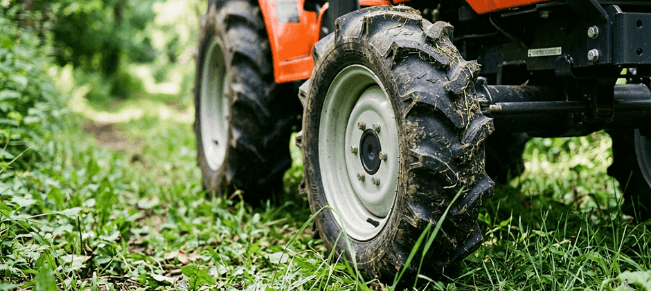 mower tire pressure