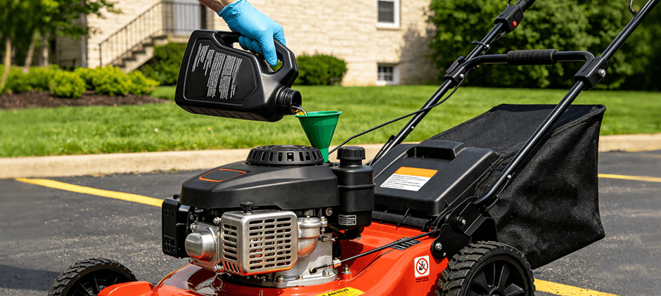 Lawn Mower Oil Change