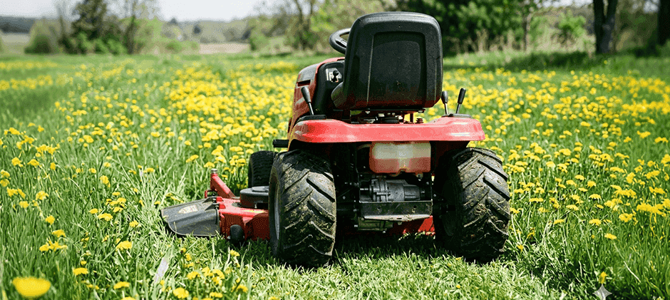 lawn mower tire pressure