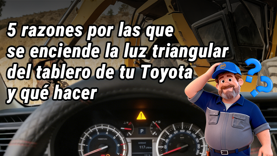 5 razones de la luz triangular en Toyota y qué hacer