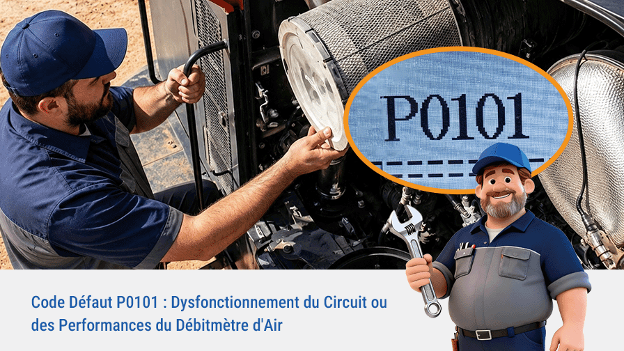 Code Défaut P0101 : Dysfonctionnement du Circuit ou des Performances du Débitmètre d’Air