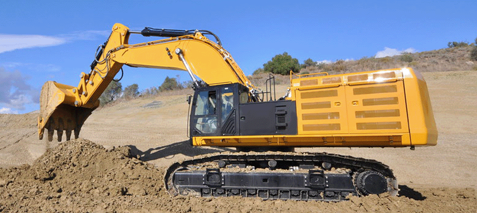 CAT excavator size