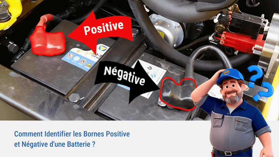 Comment Identifier les Bornes Positive et Négative d’une Batterie ?