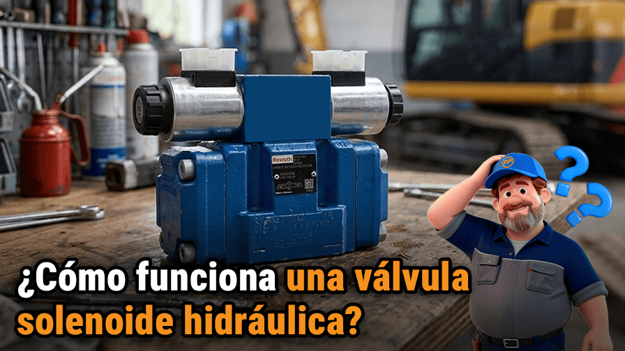 Válvula solenoide hidráulica: funcionamiento y selección
