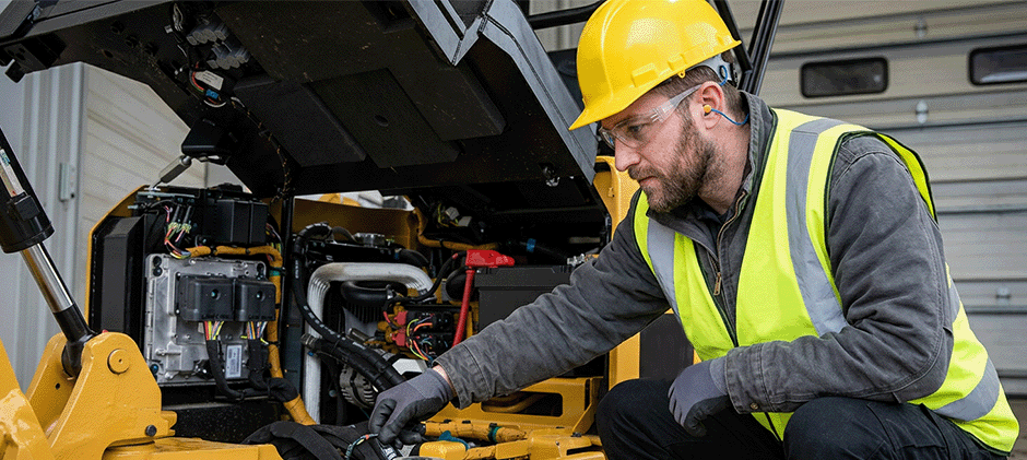 summer excavator maintenance
