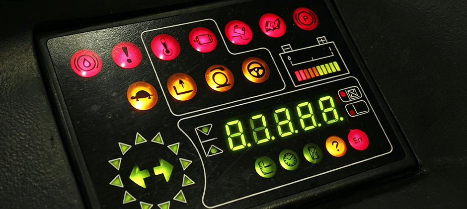 Forklift warning lights