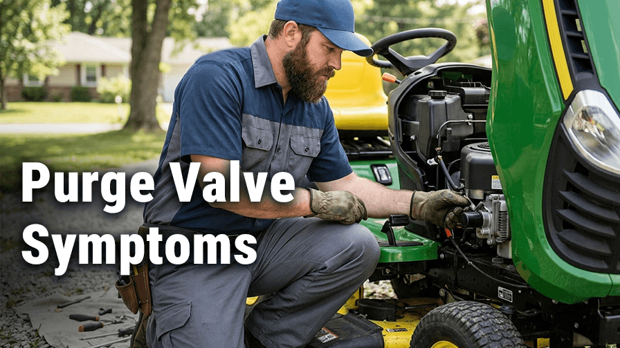7 Bad Purge Valve Symptoms on Riding & Zero-Turn Mowers