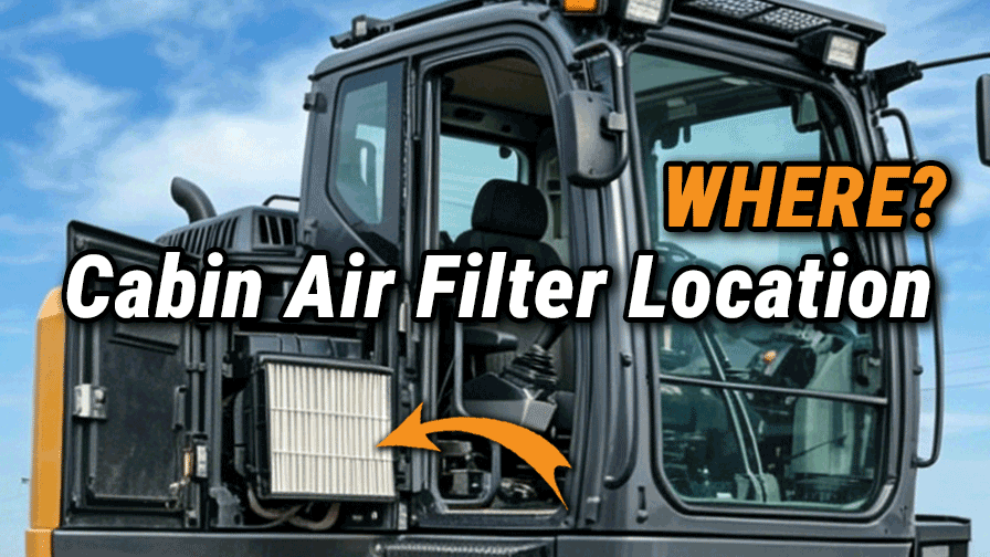 Excavator Cabin Air Filter Location: Where to Find It 