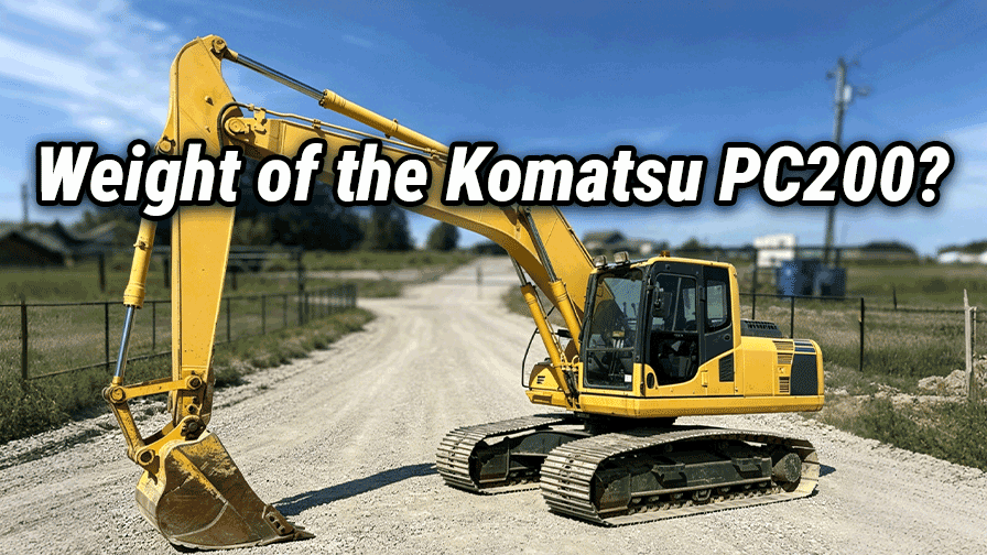 How Much Does a Komatsu PC200 Weigh?