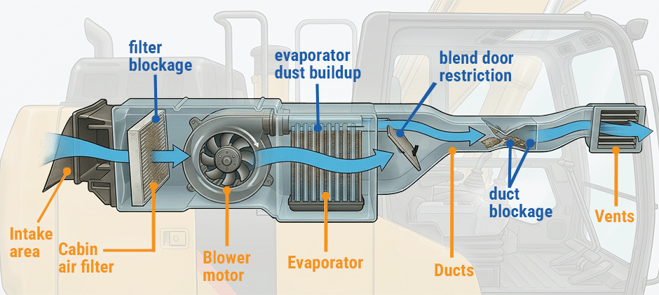 A simple inspection order can help find the cause
