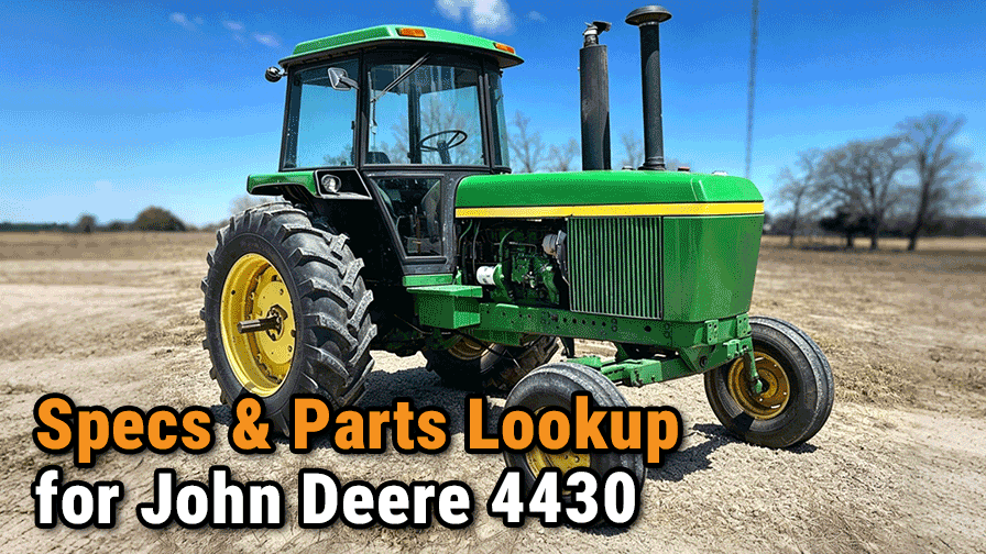 John Deere 4430 Specs and Parts Lookup Guide