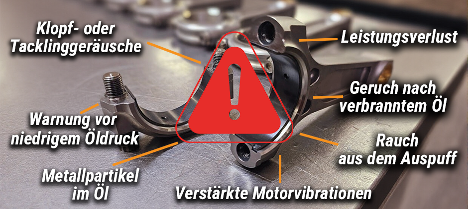 7 Warnzeichen für einen Pleuellagerschaden