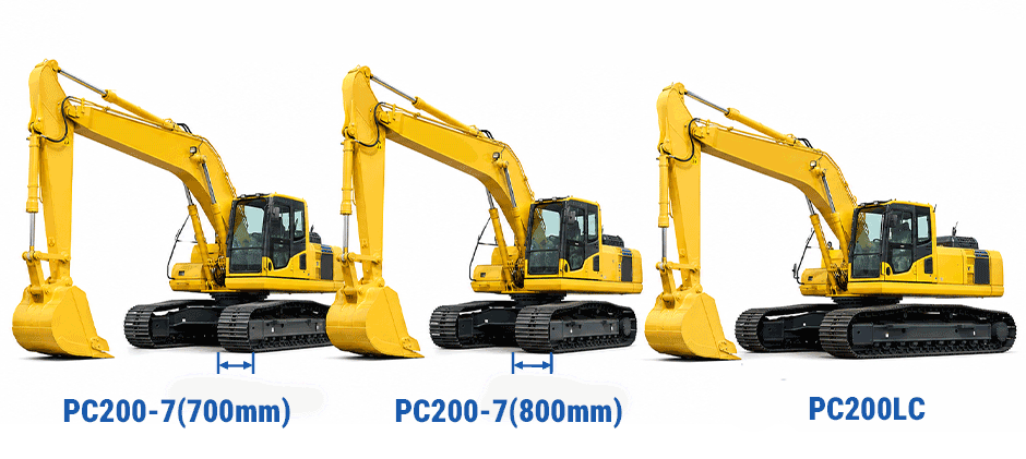 Komatsu PC200 Weight by Model