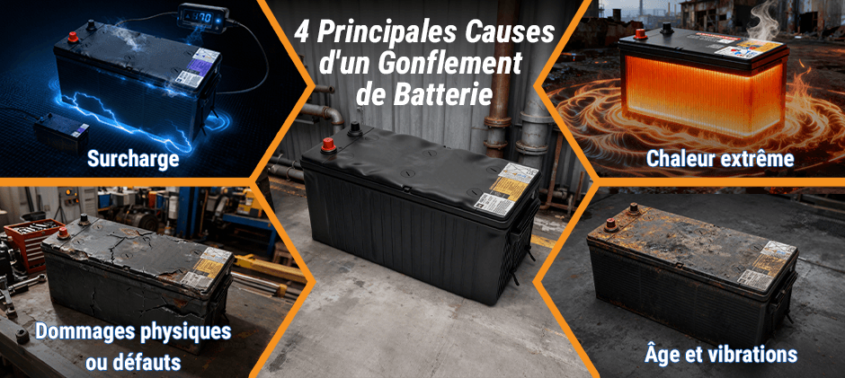 4 Principales Causes d'un Gonflement de Batterie