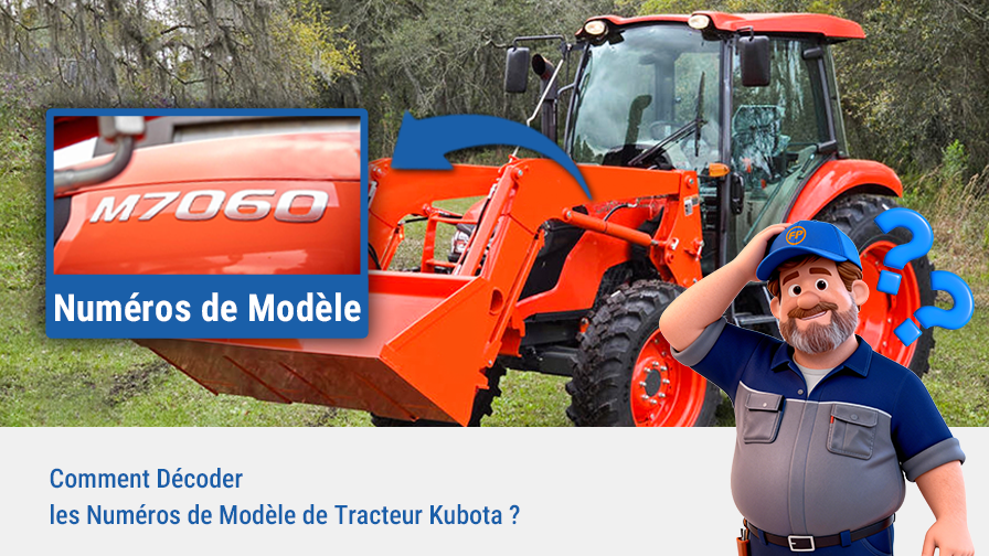 Comment Décoder les Numéros de Modèle de Tracteur Kubota ?